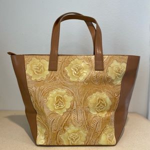 Ellecieffe Firenze Leather Handbag Made in Italy